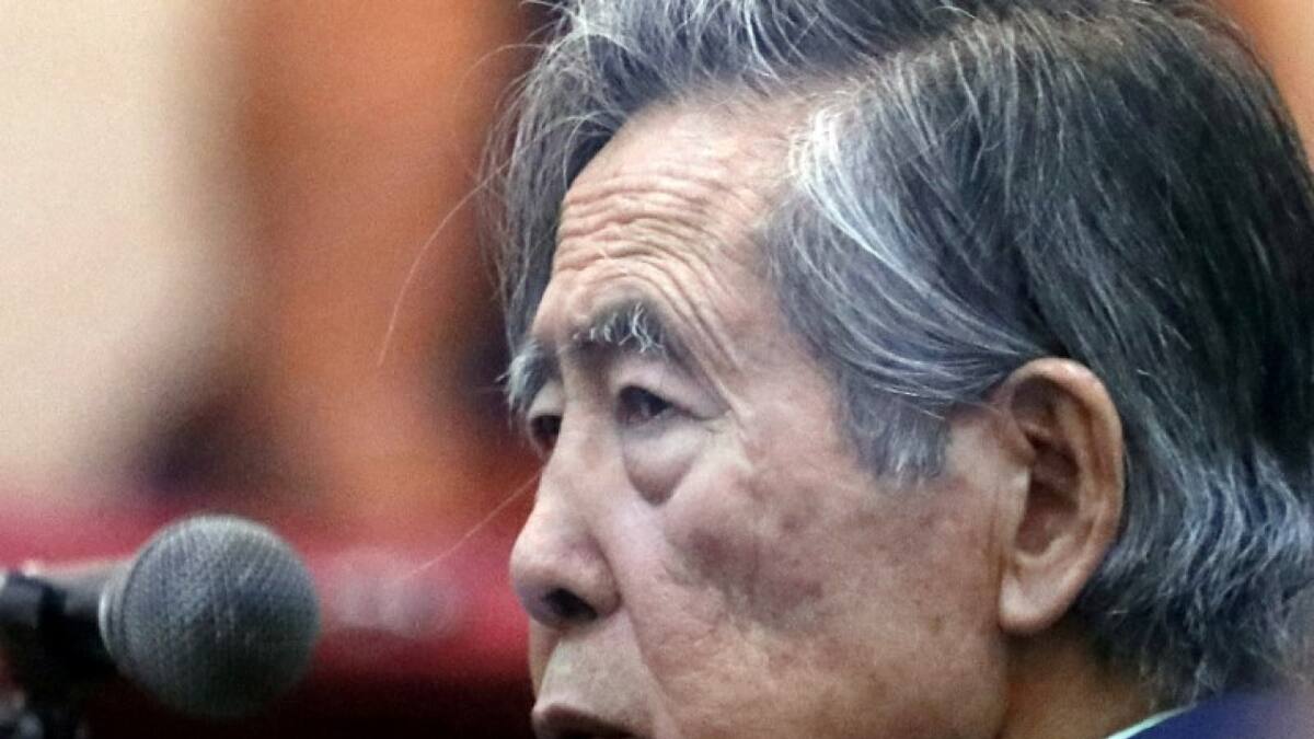 El expresidente de Perú, Alberto Fujimori. Foto: Reuters