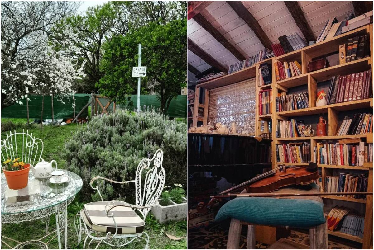 El exterior e interior de "Dennehy Casa de Té". Foto: Instagram @dennehy_casa_de_te