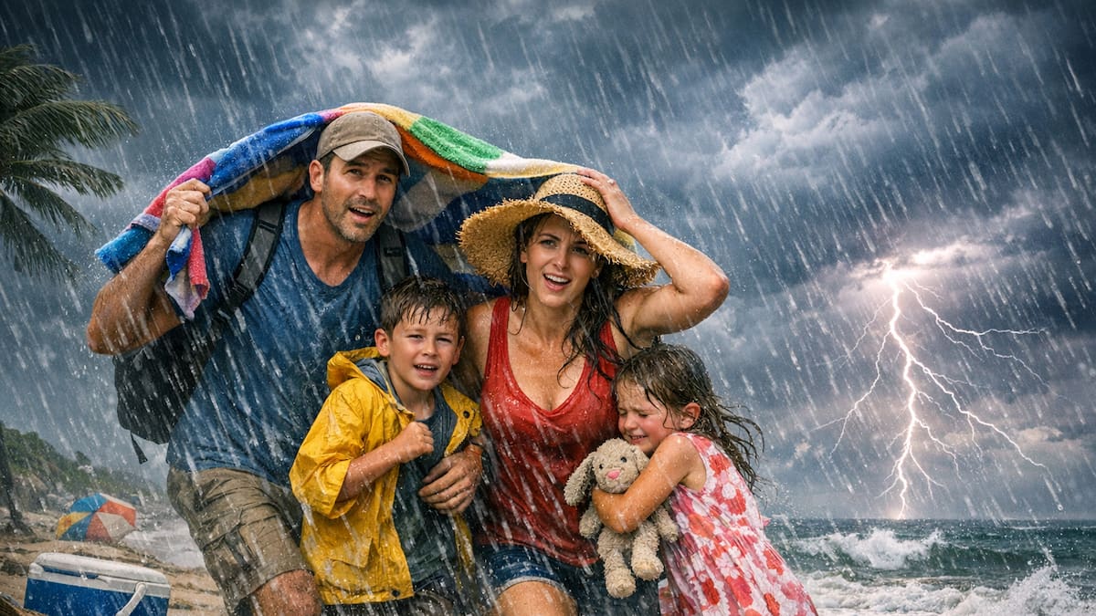 Jueves Santo con lluvias torrenciales: las provincias afectadas por tormentas intensas, rayos y vientos fuertes