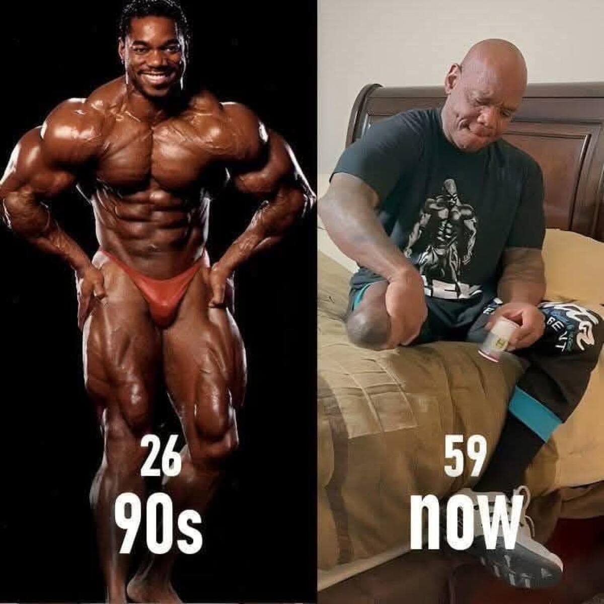 El fisicoculturista Flex Wheeler, en los