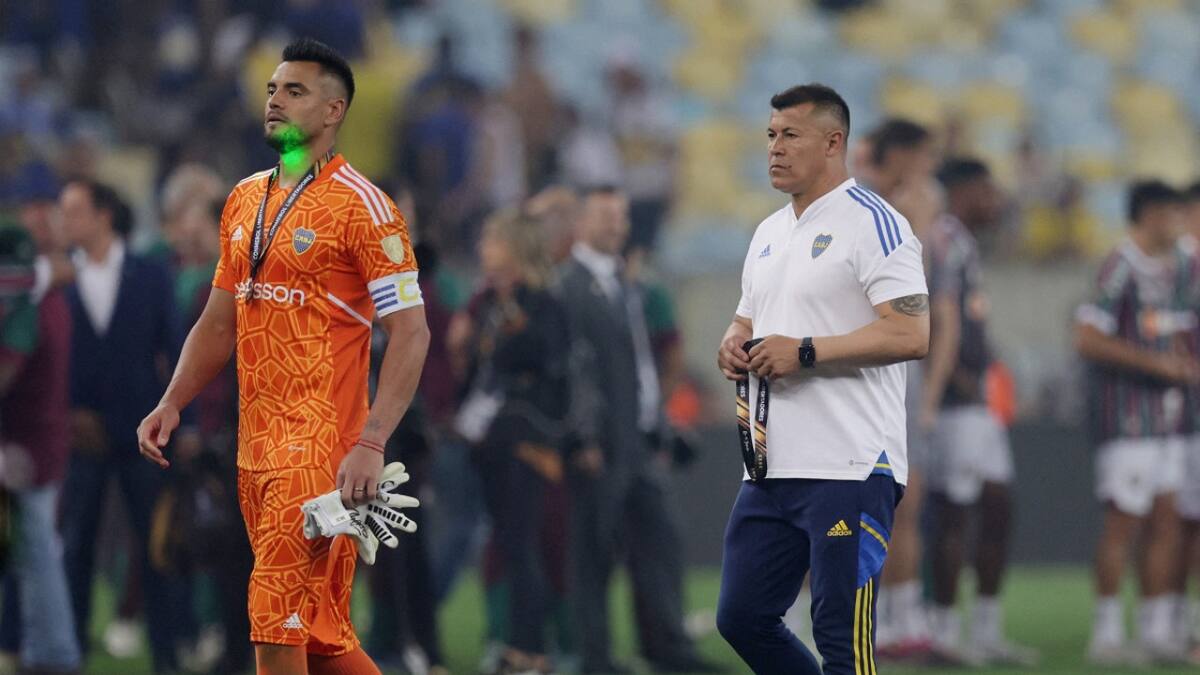 El futuro de Jorge Almirón está en duda tras haber perdido la final de la Libertadores. Foto: Reuters.