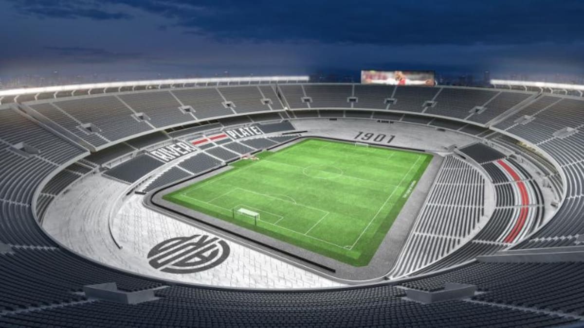 91.218 espectadores: la capacidad proyectada del Monumental en honor a la histórica final entre River y Boca en Madrid