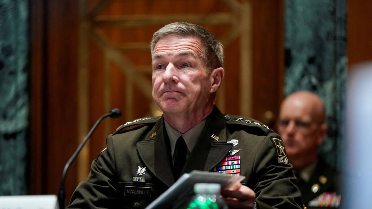 El general James McConville. Foto: Reuters