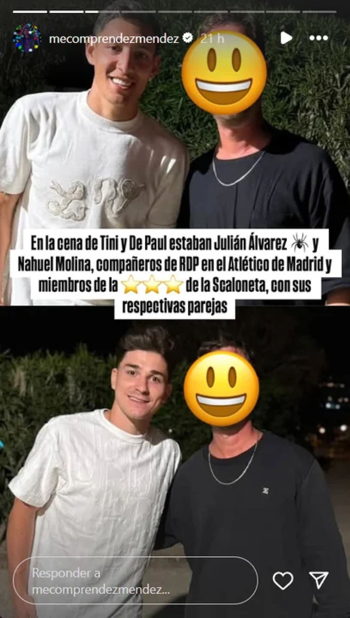 El gesto de Tini Stoessel con Rodrigo de Paul que confirmaría su relación. Foto: NA.
