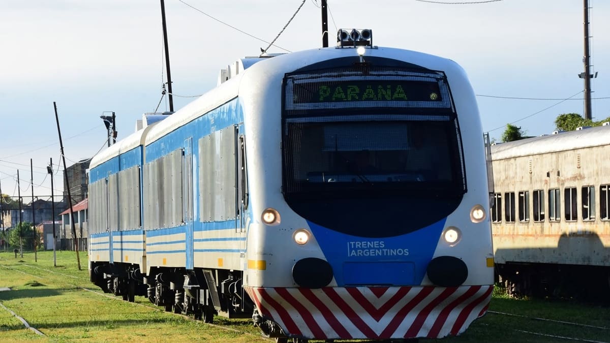 Avanza el traspaso del tren local de Paraná a Entre Ríos: qué cambia y cuándo podría volver el servicio