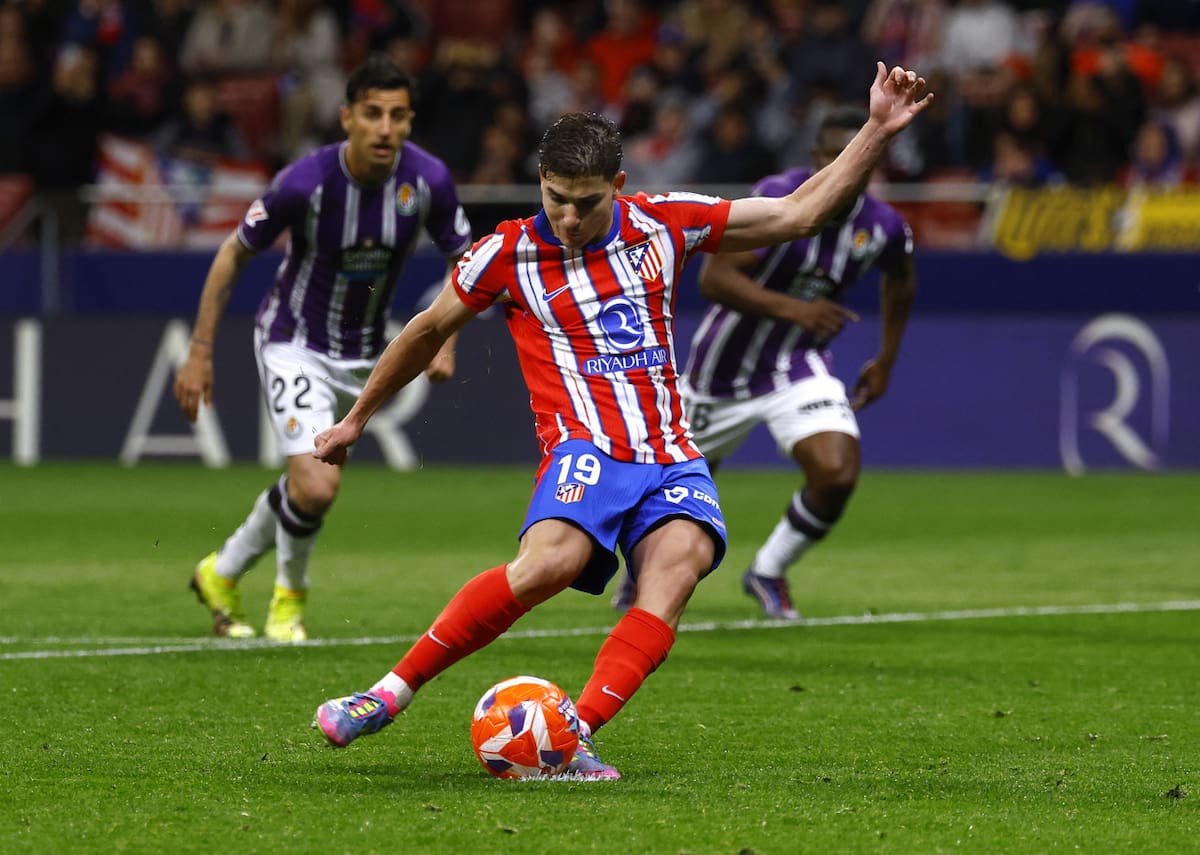 El gol de Julián Álvarez. Foto: Reuters/Susana Vera.