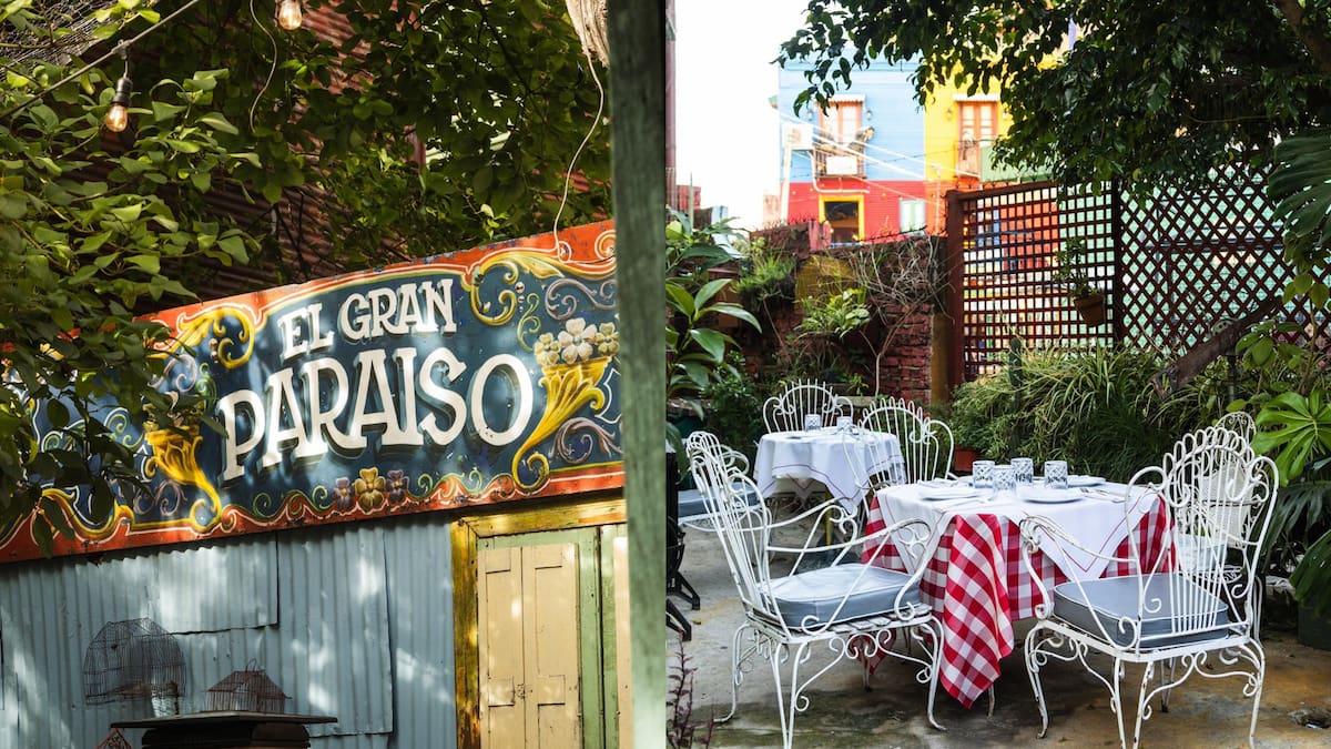 El Gran Paraíso, restaurante en La Boca.