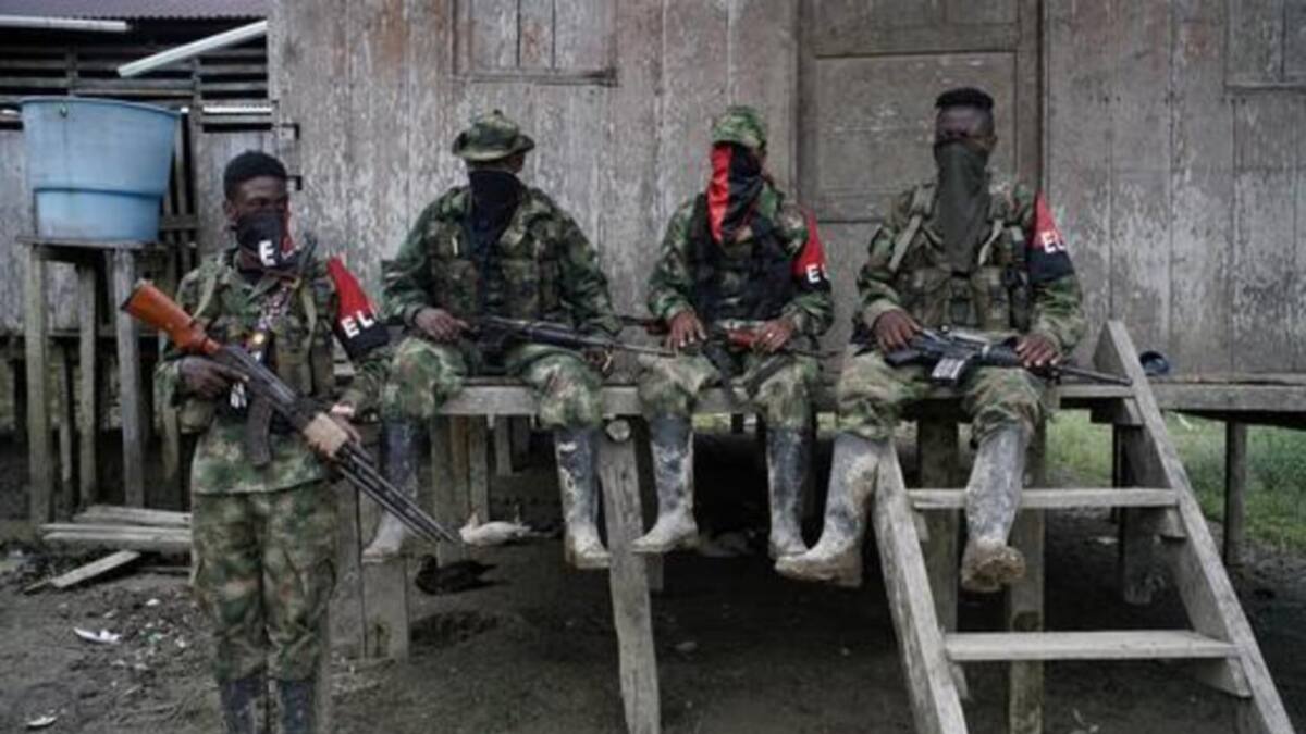 El grupo guerrillero ELN. Foto: Reuters.