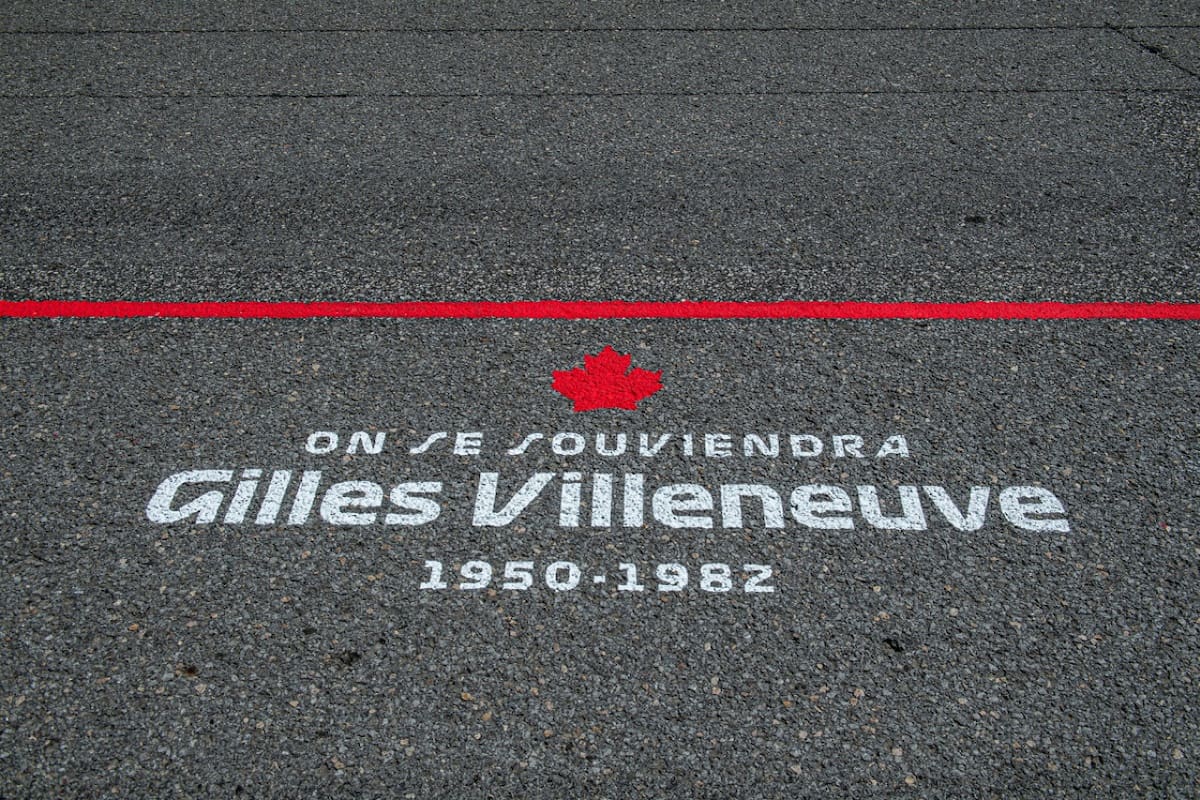 El homenaje a Gilles Villeneuve en el Gran Premio de Canadá. Foto: X @F1