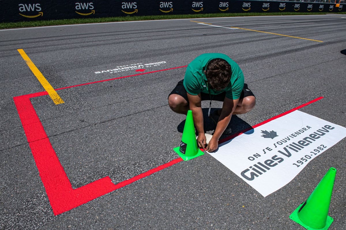 El homenaje a Gilles Villeneuve. Foto: X @F1