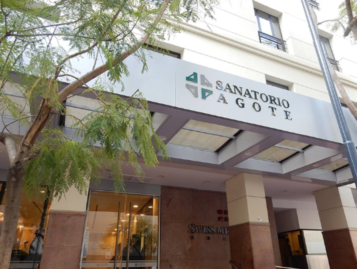 El hospital que albergó a Menotti. Foto: Sanatorio Agote