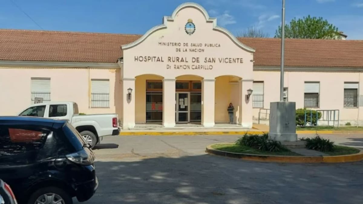 El Hospital Ramón Carrillo de San Vicente. Foto: Google Maps.