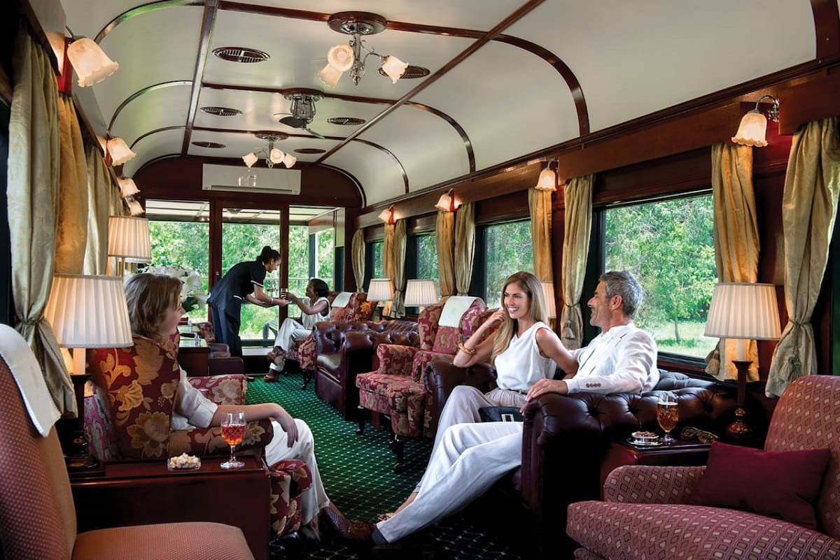 El interior del refinado tren "Pride of Africa". Foto: Trenes de lujo.