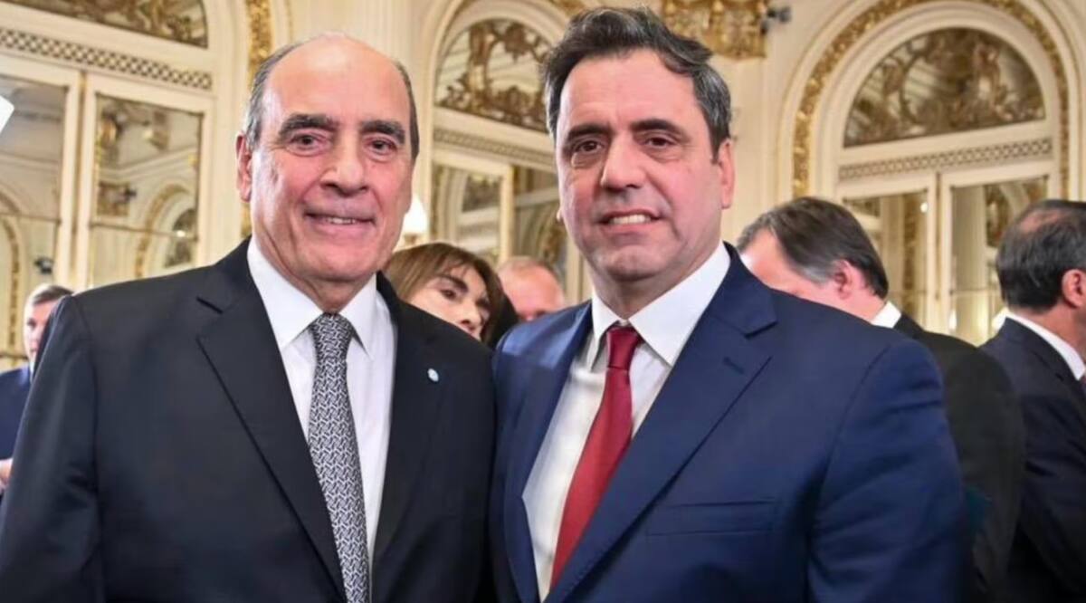 El jefe de Gabinete, Guillermo Francos, y su vice, Lisandro Catalán, son los encargados de negociar la reforma electoral. Foto: X @catalanlisandro