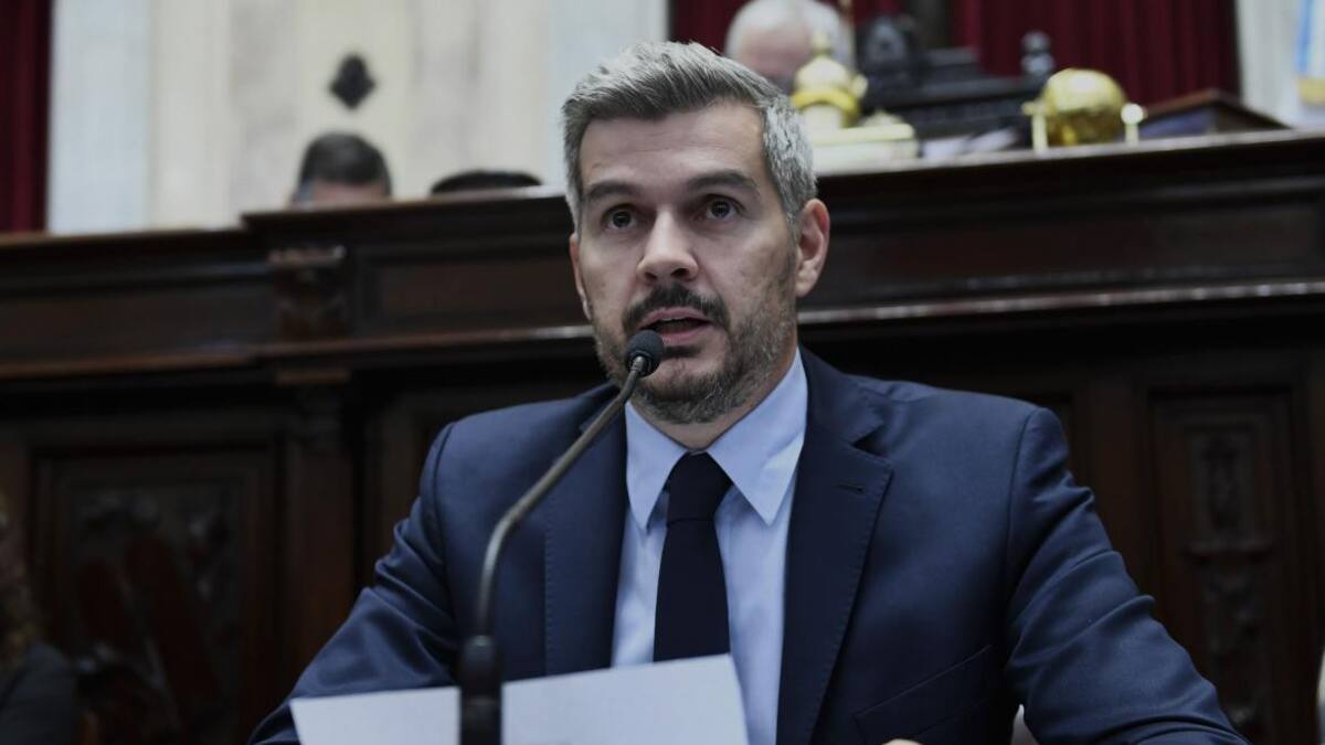 El Jefe de Gabinete Marcos Peña expone en el Senado, NA