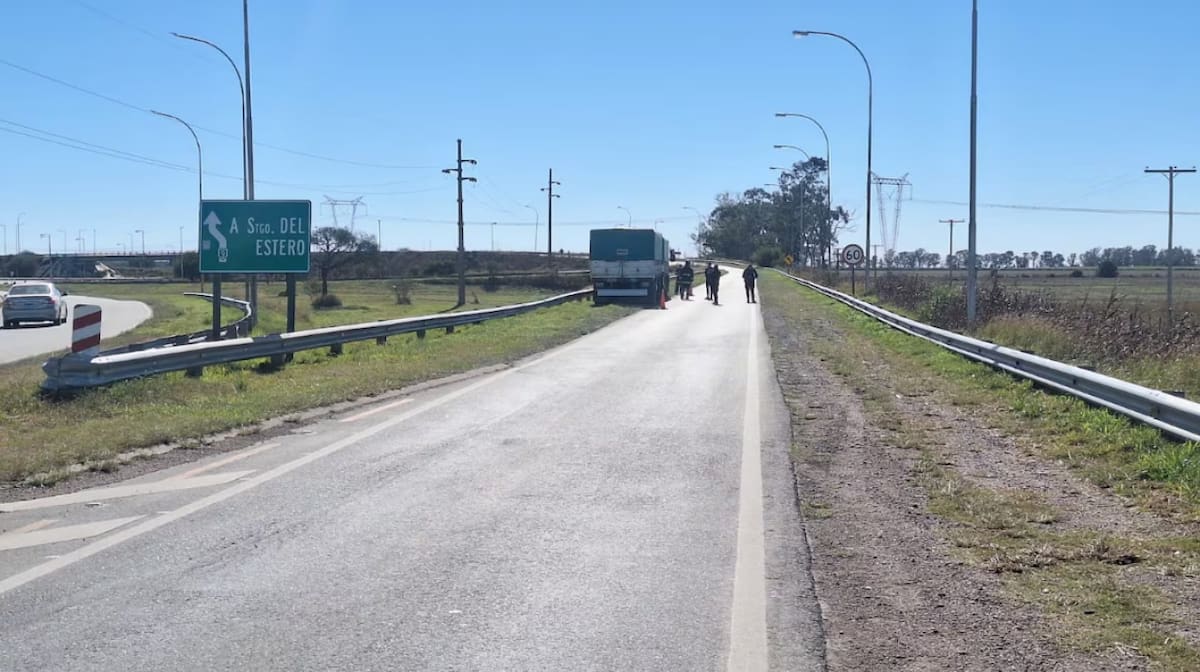 El lugar de la tragedia, en el cruce entre las rutas 9 y 60. Foto: Policía de Córdoba.