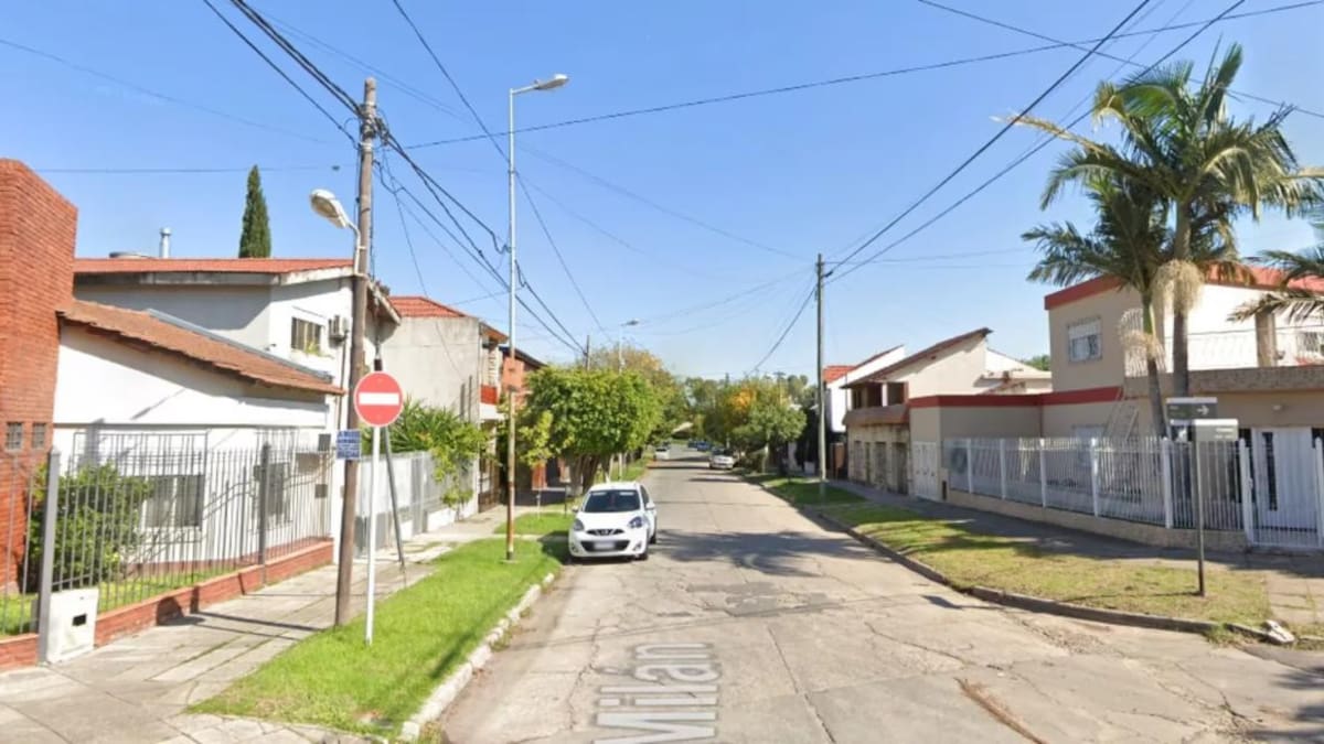 El lugar donde ocurrió el matricidio en Haedo. Foto: Google Maps