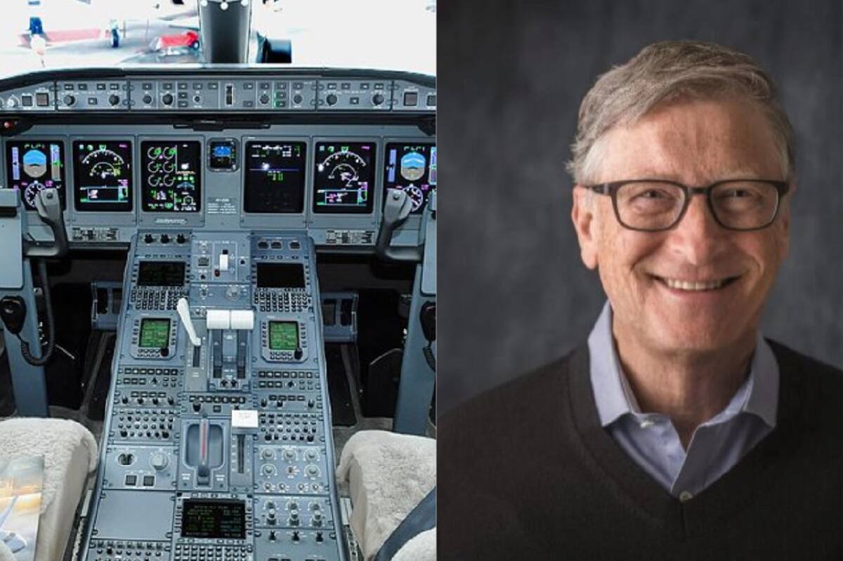 El lujoso avión privado de Bill Gates. Foto: Gentileza Expansión.