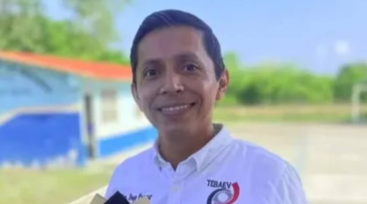 El maestro de 40 años que fue asesinado y tirado a los cocodrilos. Foto: Facebook/Diego Yasmar Barrales.