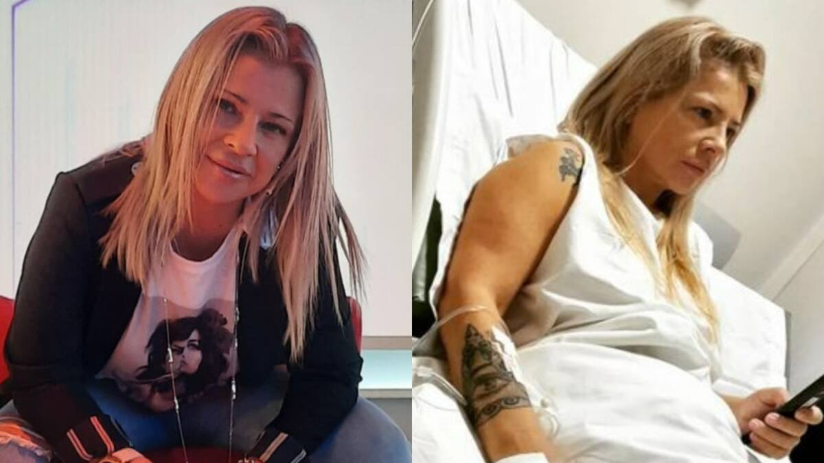 El mal momento de Dalila. Fotos: Instagram/dalilaoficial.ok