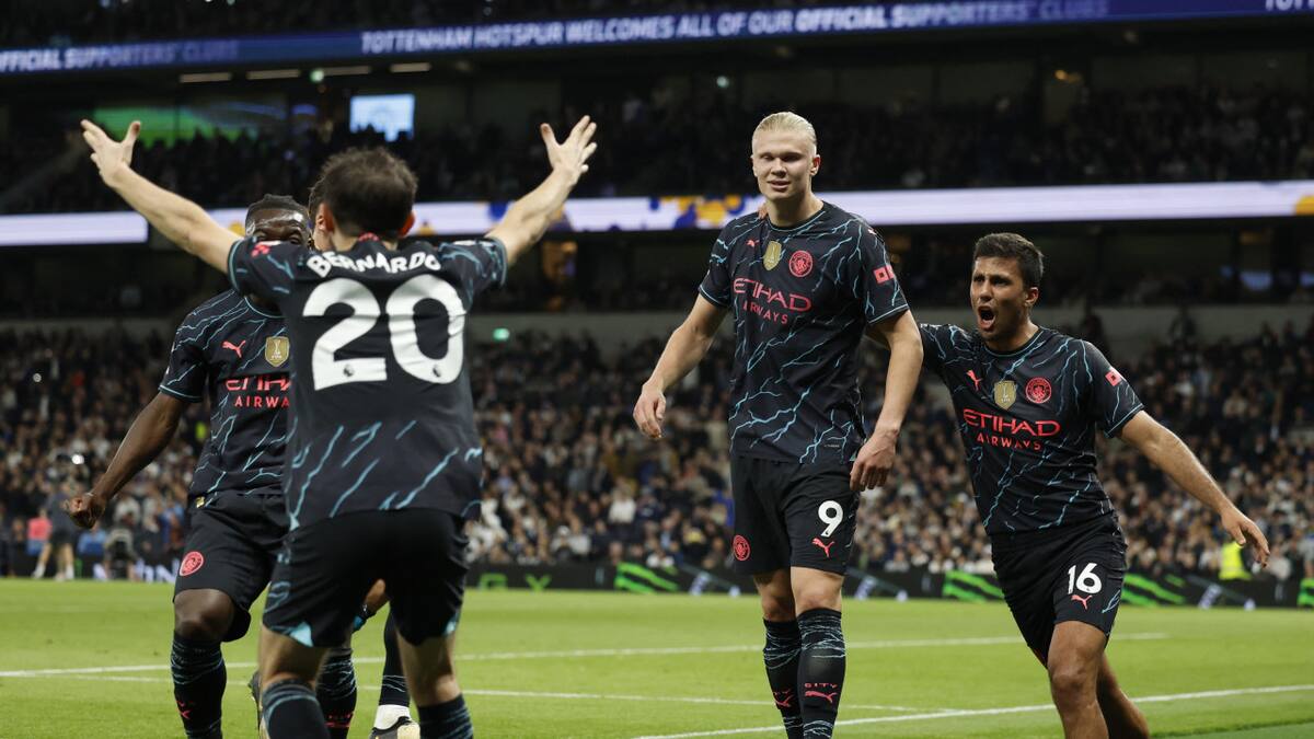 El Manchester City, a un partido de ganar la Premier League. Foto: Reuters