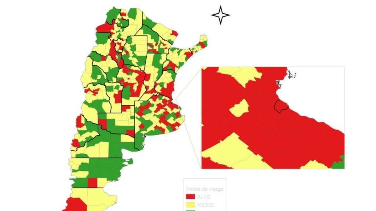 El mapa epidemiológico, coronavirus en Argentina, abril 2021