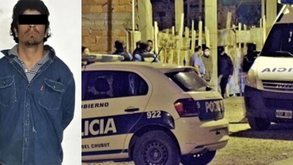 El matricida Matías Javier Anaquín, Trelew