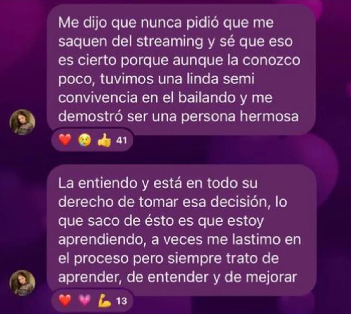 El mensaje de Coti Romero sobre Zaira Nara. Foto: Instagram.