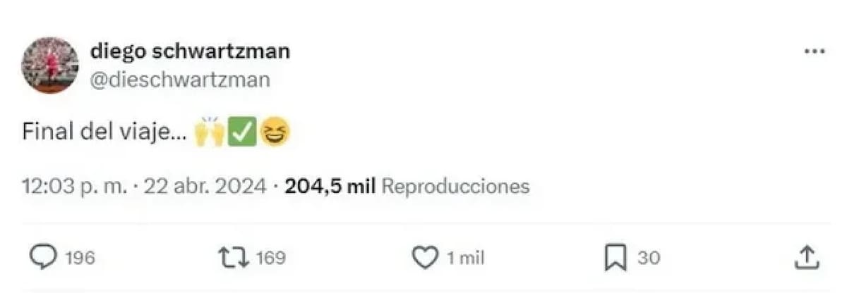 El mensaje de Diego Schwartzman. Foto: NA