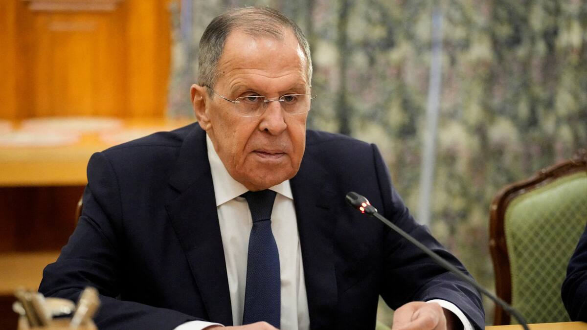 El ministro de Exteriores de Rusia, Serguéi Lavrov. Foto: Reuters.