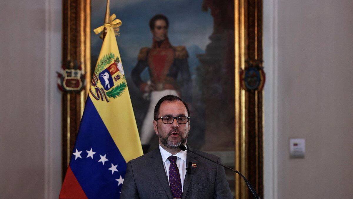 El Ministro de Relaciones Exteriores de Venezuela, Yván Gil. Foto: Reuters