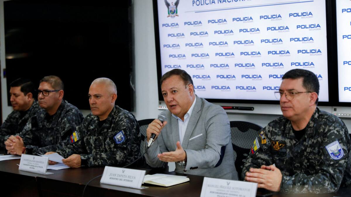 El Ministro del Interior de Ecuador, Juan Zapata Silva. Foto: Reuters.