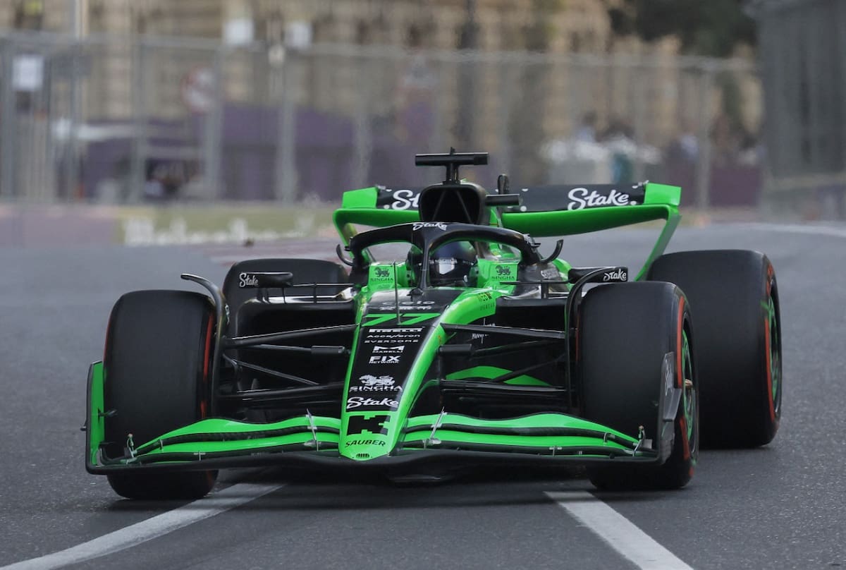 El modelo de la escudería Sauber para la Fórmula 1. Foto: Reuters.