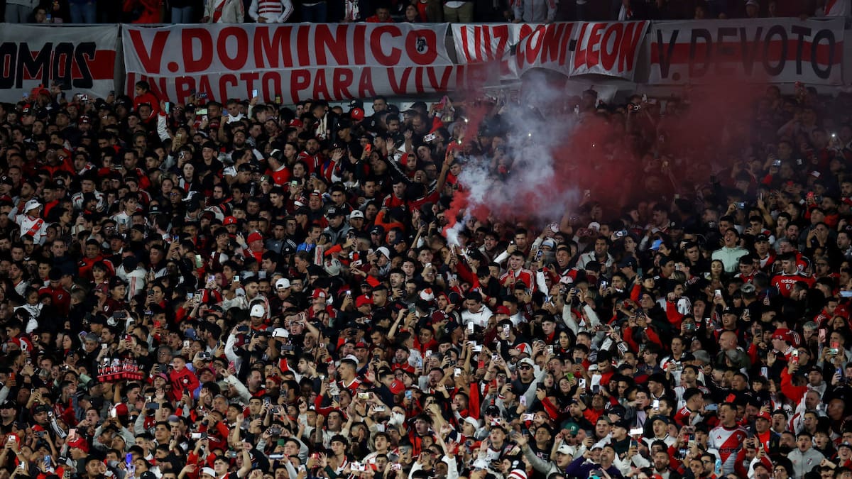 El Monumental, repleto para otro partido de Libertadores. Foto: Reuters