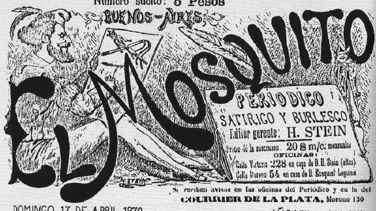 El Mosquito, periódico sátiro. Foto: Archivo General de la Nación.