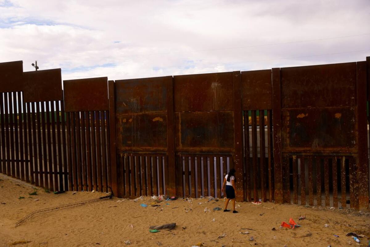 El muro de la frontera entre México y Estados Unidos. Foto: Reuters.