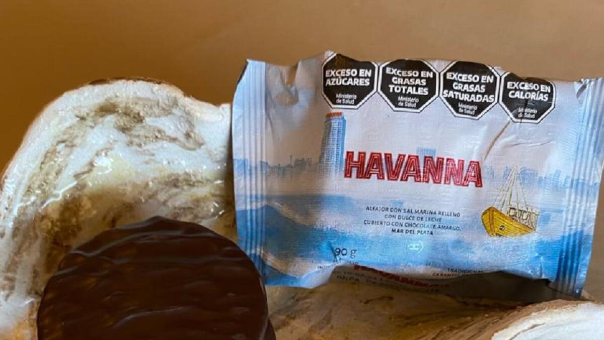 El nuevo alfajor Havanna. Foto: X @alfajoresmdp.