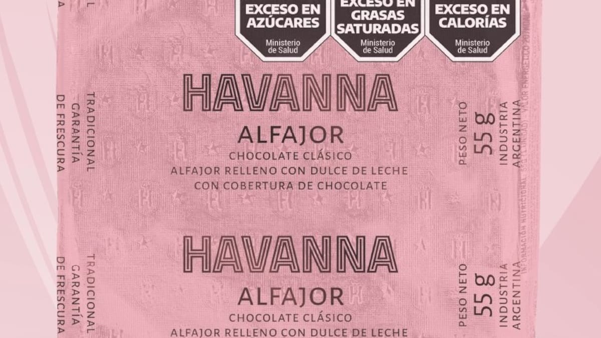 El nuevo alfajor Havanna rosado.