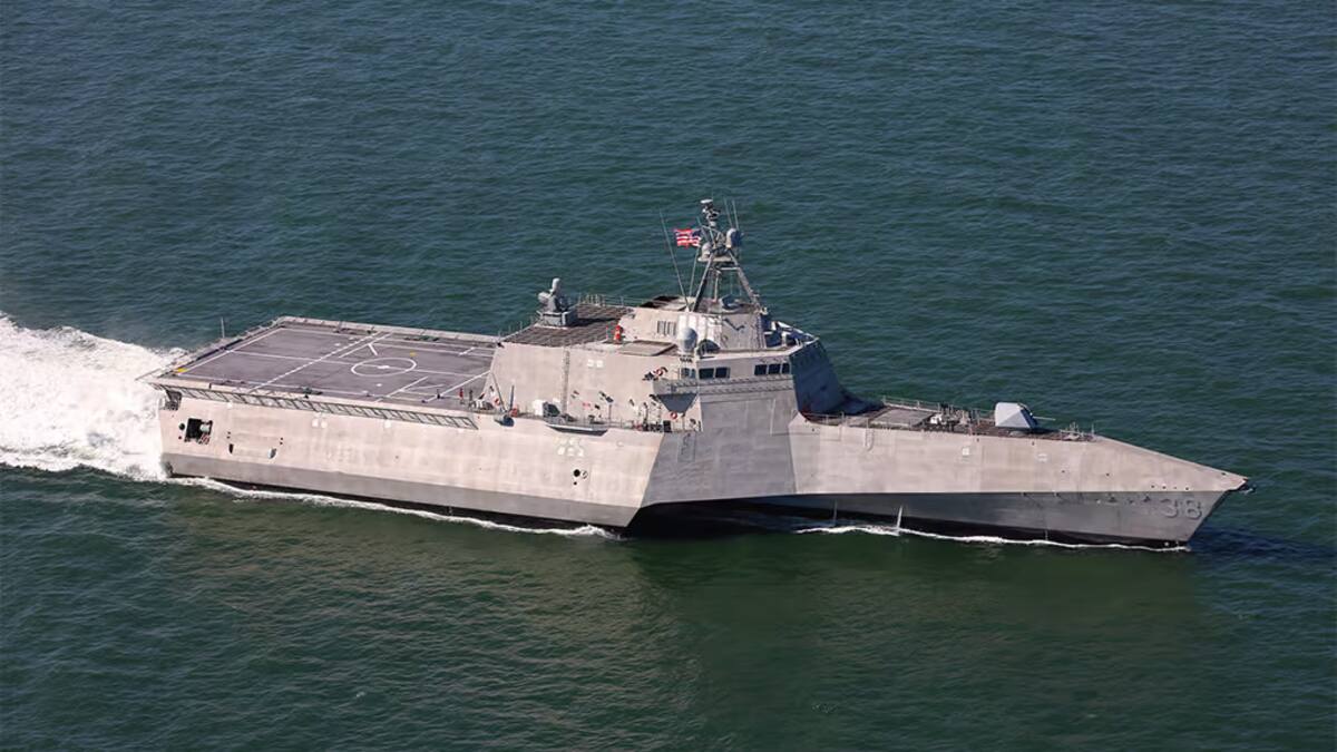 El nuevo buque de combate estadounidense.