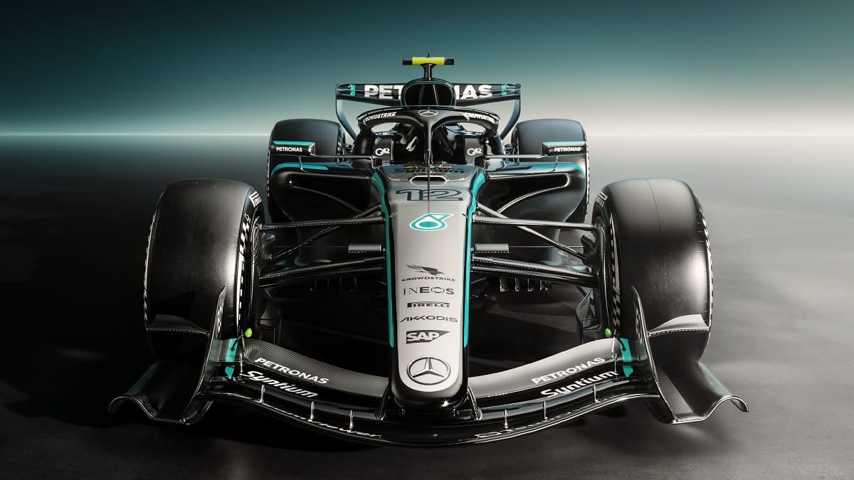 El nuevo Mercedes W17 para la temporada 2026 de la Fórmula 1.