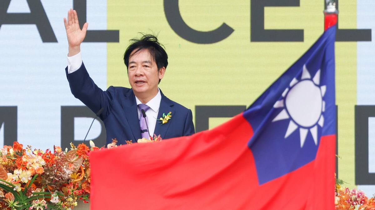 El nuevo presidente de Taiwán. Foto: Reuters