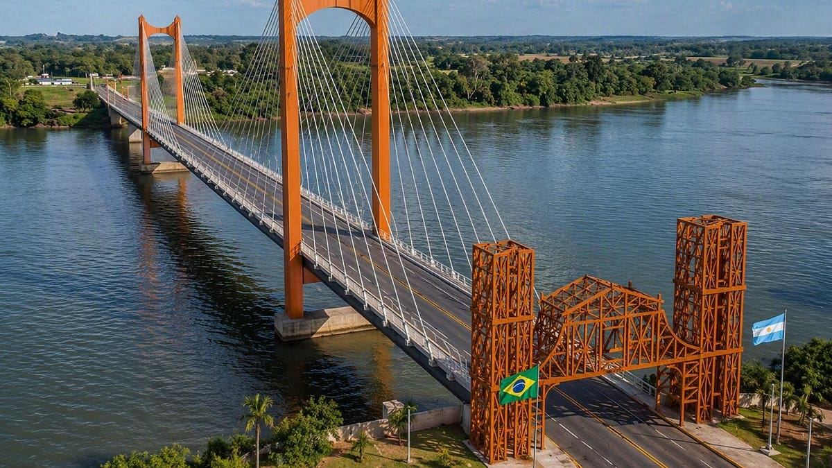 Megaproyecto clave en Sudamérica: el nuevo puente que estará listo para 2030 y fortalecerá el comercio binacional