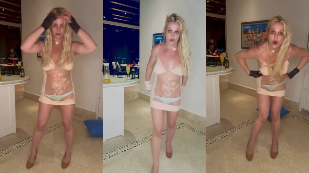 El nuevo video de Britney Spears que preocupó a sus fans. Foto: captura video.
