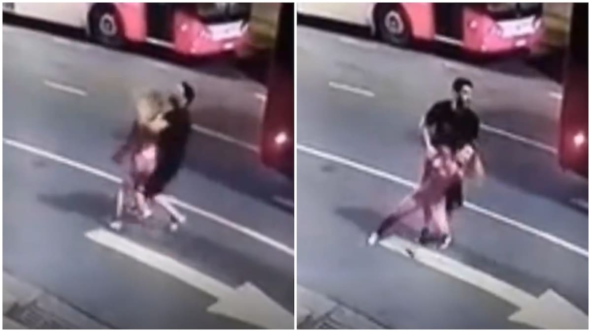 Nuevo video de Facundo Moyano: se dieron a conocer imágenes de Candela Arizaga intentando subirse a un colectivo