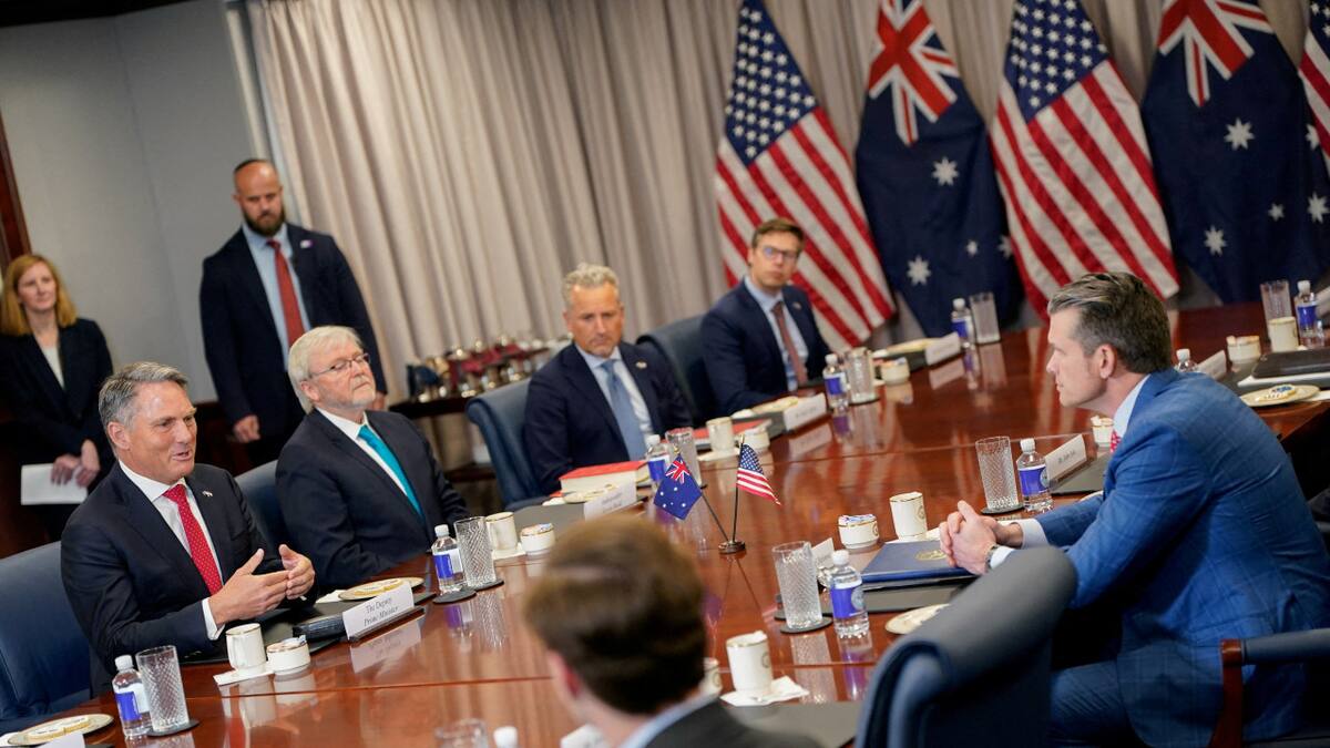 El pacto AUKUS, en revisión. Foto: Reuters/Nathan Howard