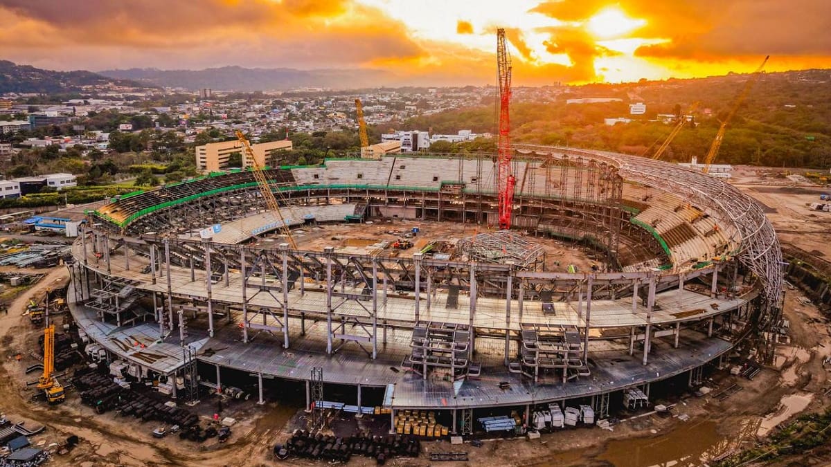 Diseño futurista: el país de América Latina que construye el estadio más moderno con capacidad para 50 mil personas