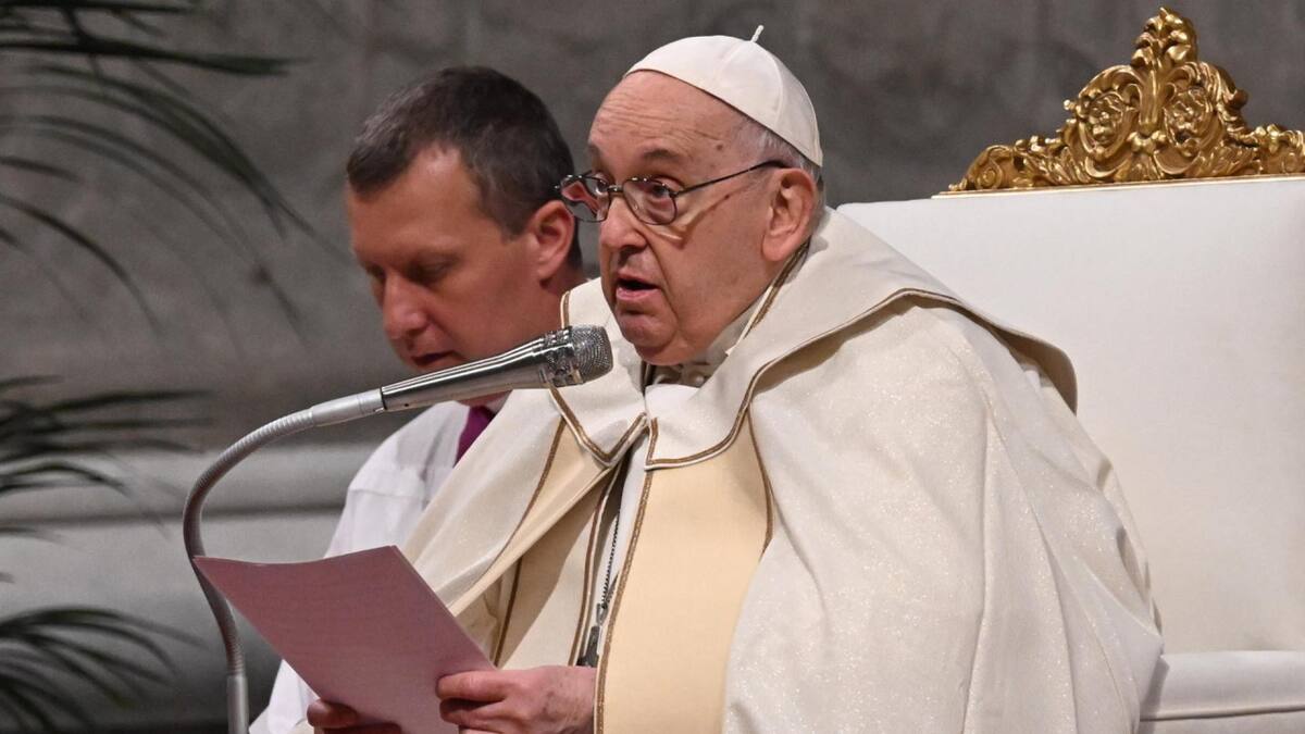 El Papa Francisco preside una Misa para la Santísima Virgen María de Guadalupe. EFE