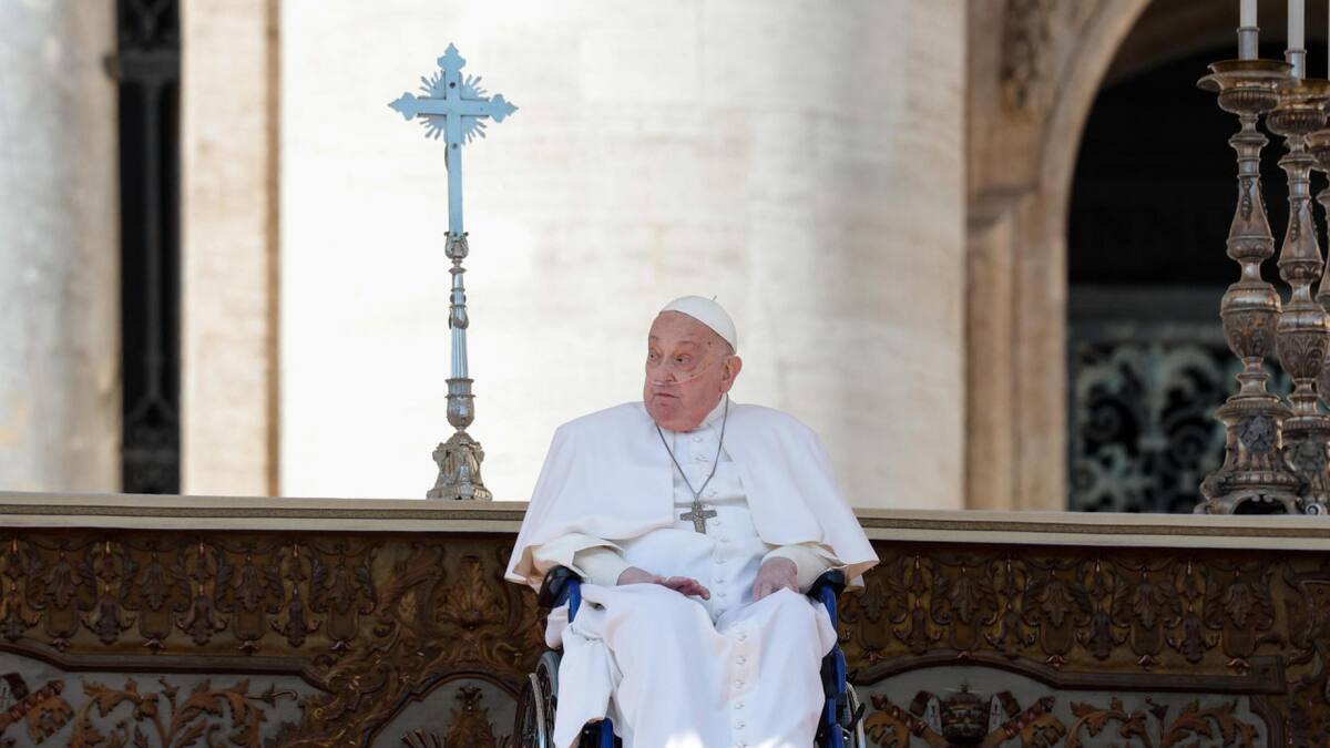 El papa Francisco en la plaza de San Pedro. Foto: EFE/EPA/Giuseppe Lami