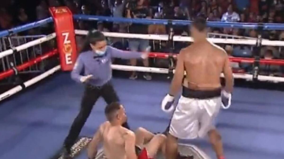 El policía Julián Gómez venció por Knock Out en el primer round al preso Jara