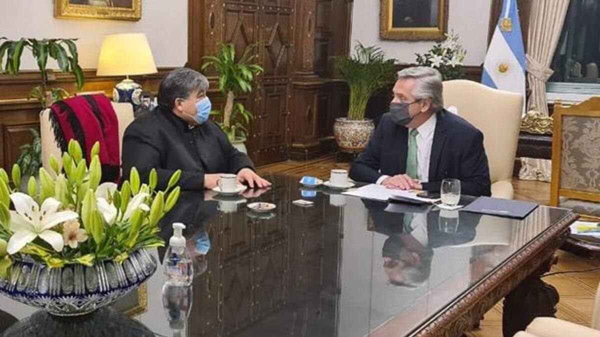 El presidente Alberto Fernández mantuvo un encuentro con Mario Ishii